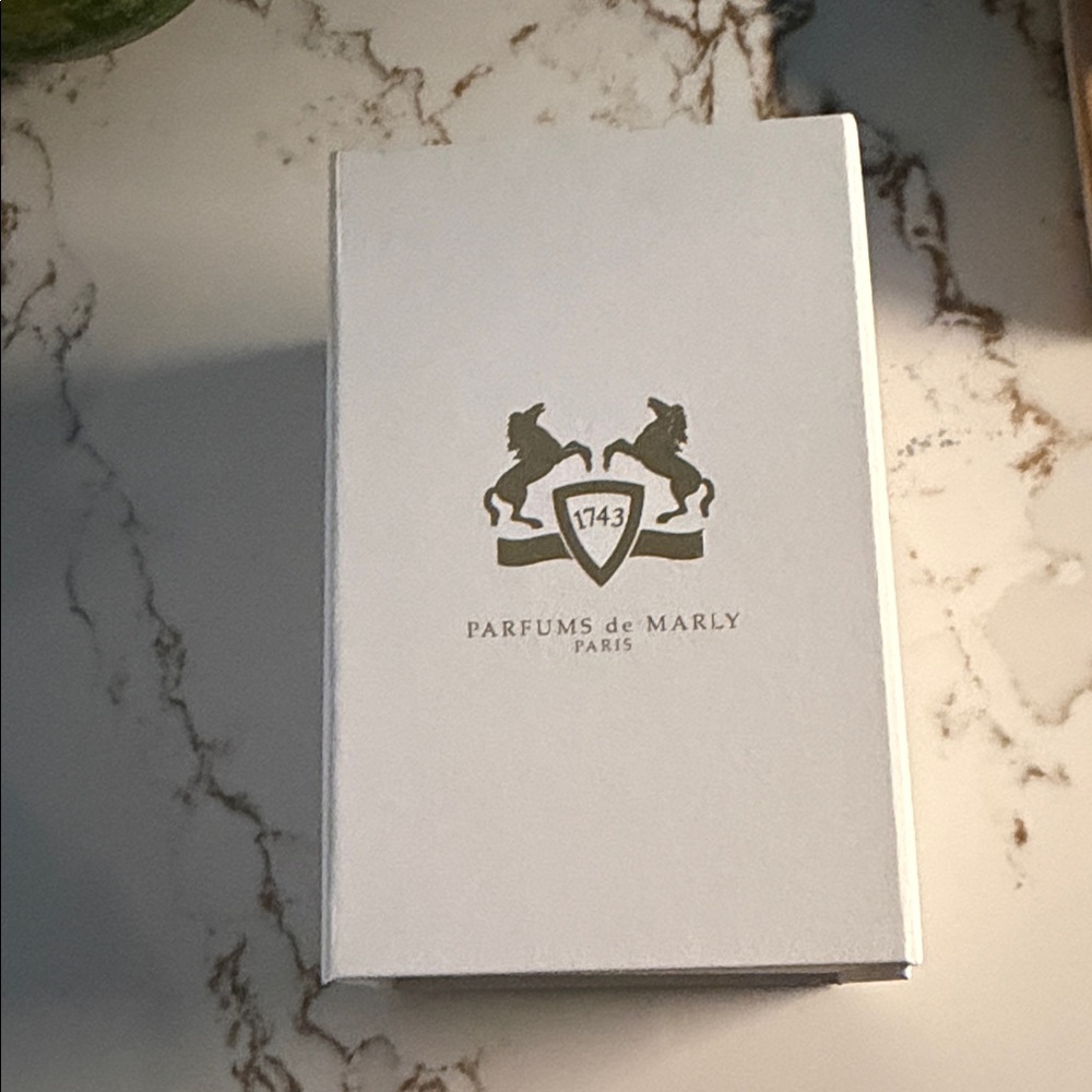 Parfums de Marly White Box with Gold Logo